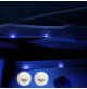 HALF MOON ALUMINUM LED COURTESY LIGHT - 12 Volts - IP67 - 1 Watt - White CASING - WK-SS1AWX - AZLED